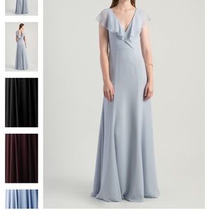 Jenny Yoo Rochelle Bridesmaid Dress in Blush